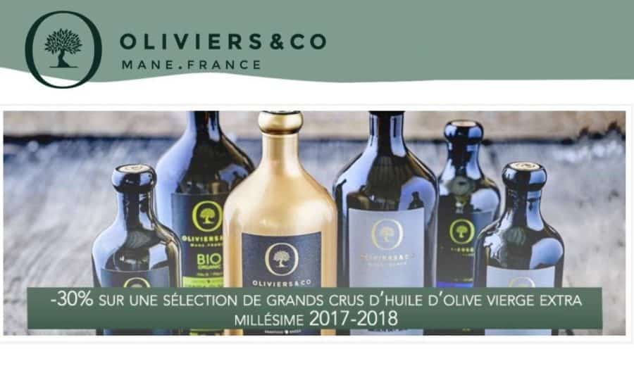 30% de réduction sur des grands crus d’huile d’olive millésimés Oliviers&Co