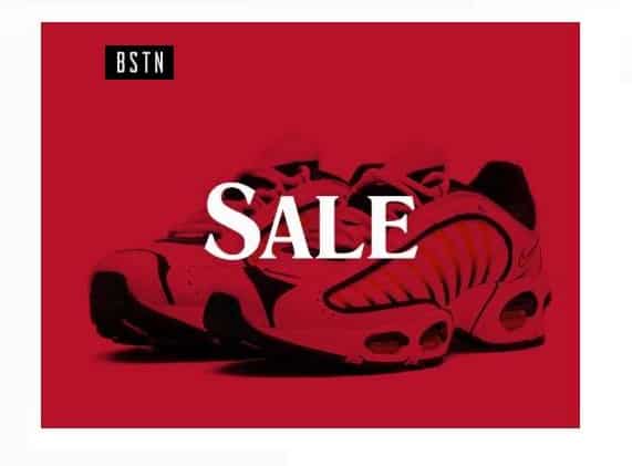 remise supplémentaire sur les soldes BSTN Store