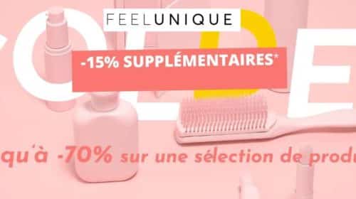 remise supplémentaire sur les soldes Feelunique