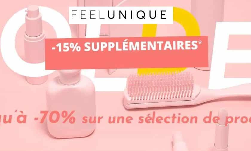 remise supplémentaire sur les soldes Feelunique