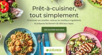 50% de remise sur votre premier panier recettes HelloFresh