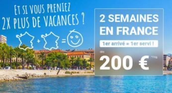 Offre spéciale : 2 semaines de vacances pour 200€ (Carrefour Voyages septembre à mars)