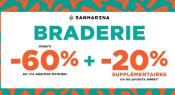 20% de remise supplémentaire sur les soldes San Marina