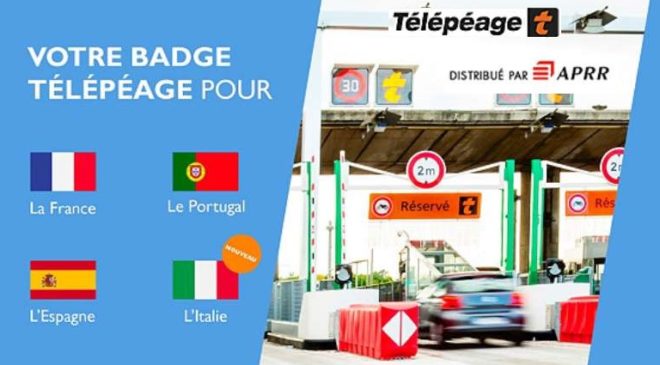 Badge télépéage topEurop sans engament à 7€