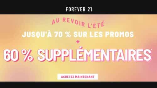 Déstockage des soldes Forever 21