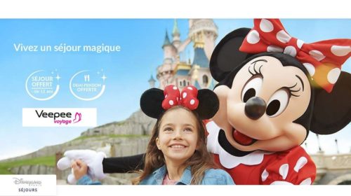 Séjour moins cher demi-pension offerte à Disneyland en vente privée