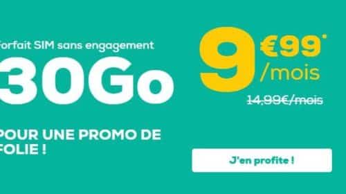 forfait 30Go La Poste Mobile sans engagement tout illimité