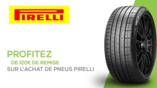 remise immédiate sur les pneus Pirelli sur Avatacar