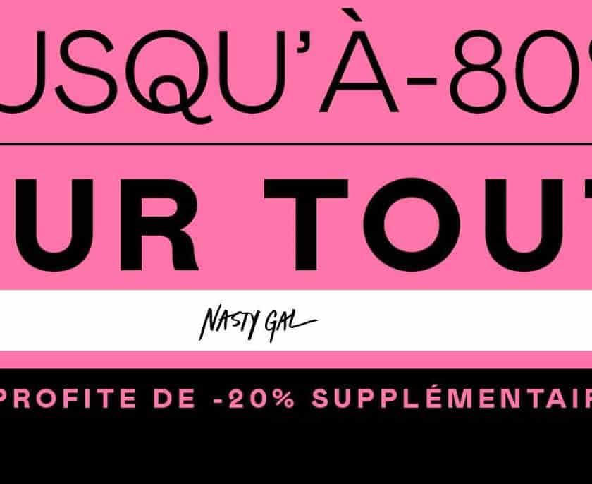 remise supplémentaire sur les promotions Nasty Gal