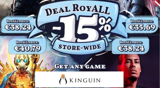 15% de réduction sur tout le site Kinguin