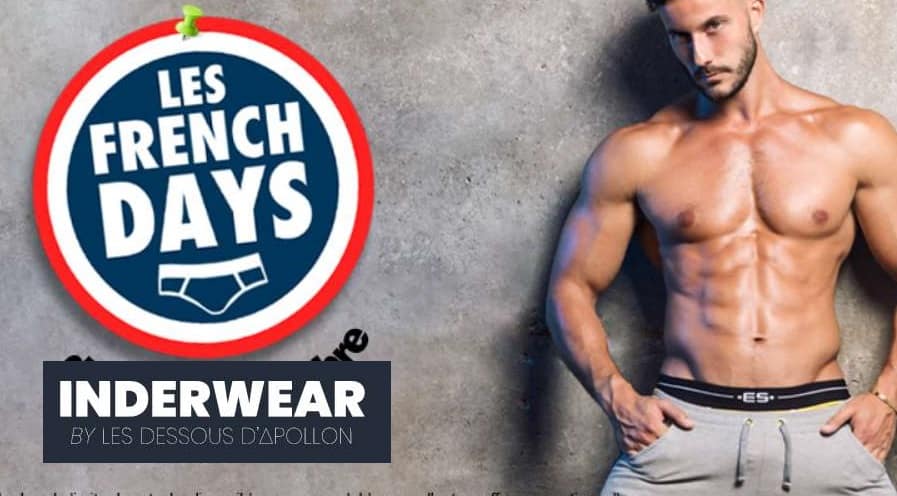 French Days : 20% de remise sur tout le site Inderwear (sous-vêtements masculin)