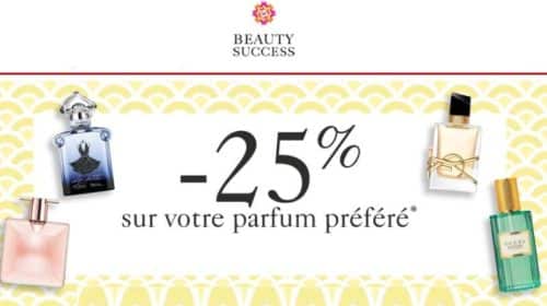 25% de remise sur l’article de votre choix sur Beauty Success