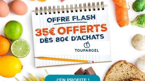 35€ de remise sur Toupargel