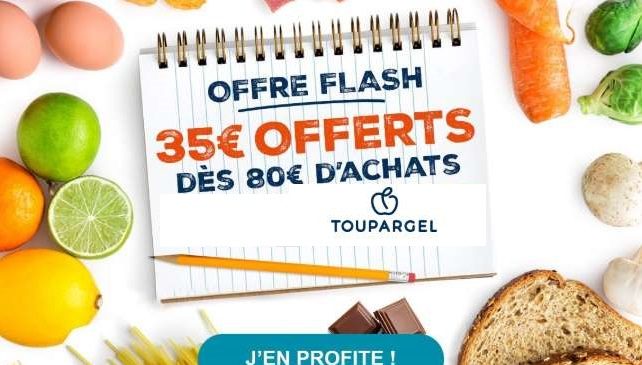 35€ de remise sur Toupargel