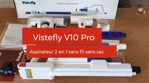 Aspirateur 2 en 1 Vistefly V10 Pro