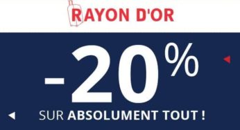 French Days Rayon d’OR : 20% de remise sur tout le site (bagages, sacs et valises)