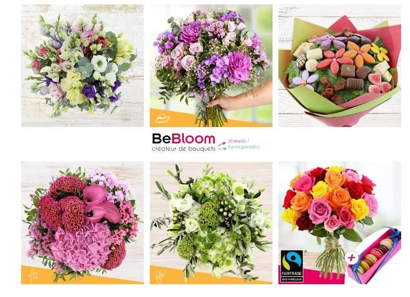 Livraison de fleurs moins cher avec frais de port offerts sur BeBloom (code promo) 💐