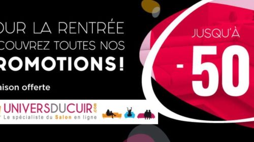 Promotion canapés et fauteuils en cuir sur Univers du Cuir