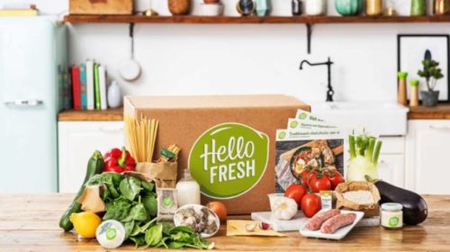 Réduction de 50% sur les paniers recettes de HelloFresh