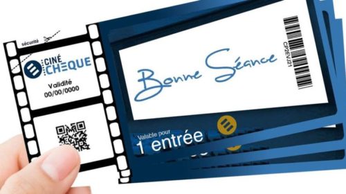 Ticket de cinéma CinéChèque à tarif réduit