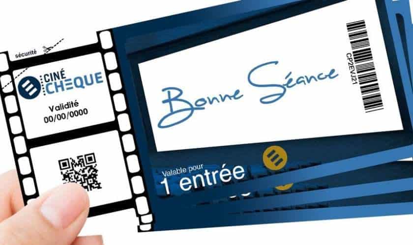 Ticket de cinéma CinéChèque à tarif réduit