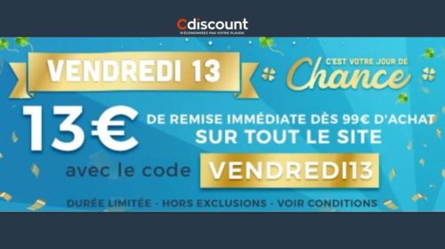 Vendredi 13 Cdiscount