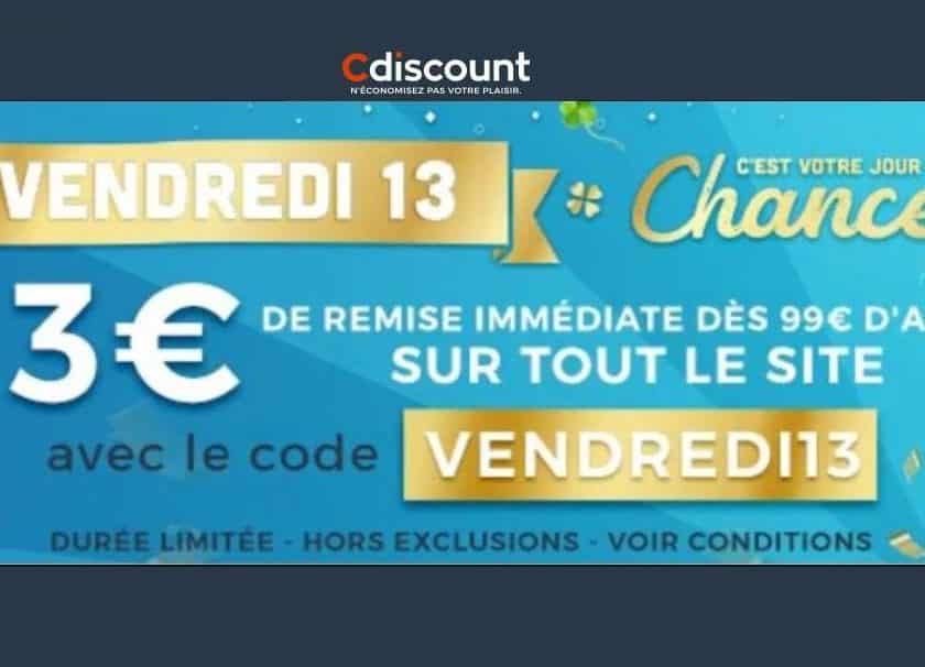 Vendredi 13 Cdiscount