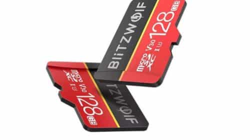 Vente flash carte micro SDXC 128GO U3 BlitzWolf