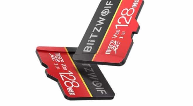 Vente flash carte micro SDXC 128GO U3 BlitzWolf