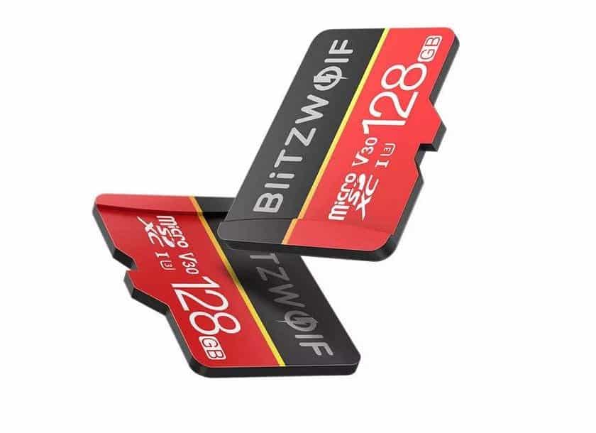 Vente flash carte micro SDXC 128GO U3 BlitzWolf