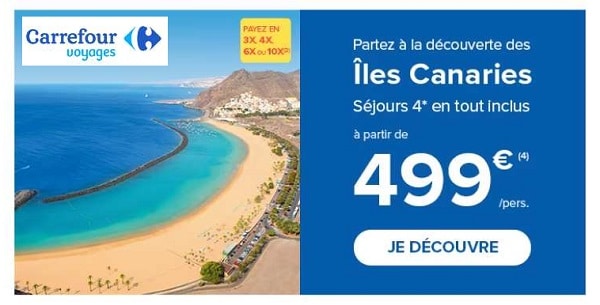 vente flash séjour aux iles canaries en tout compris dès 499€