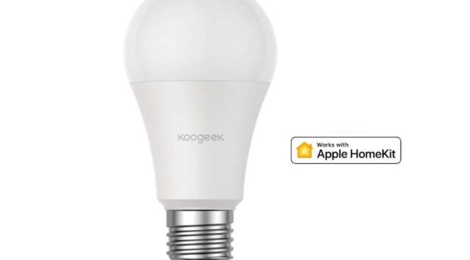 ampoule LED connectée 7W Koogeek Apple Homekit, Amazon Alexa et Google Home