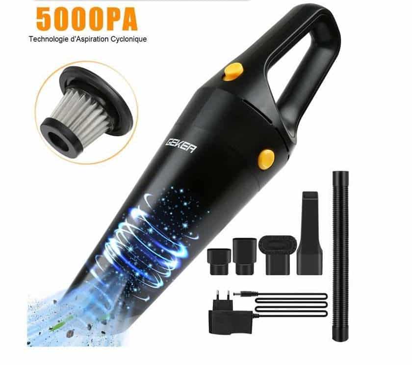 aspirateur à main sans fil cyclonique Geker