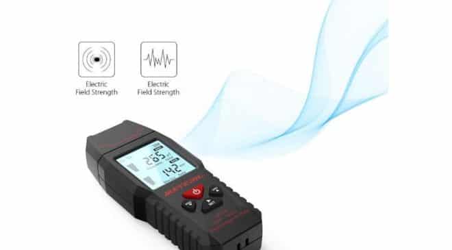 détecteur de rayonnement électromagnétique digital Meterk
