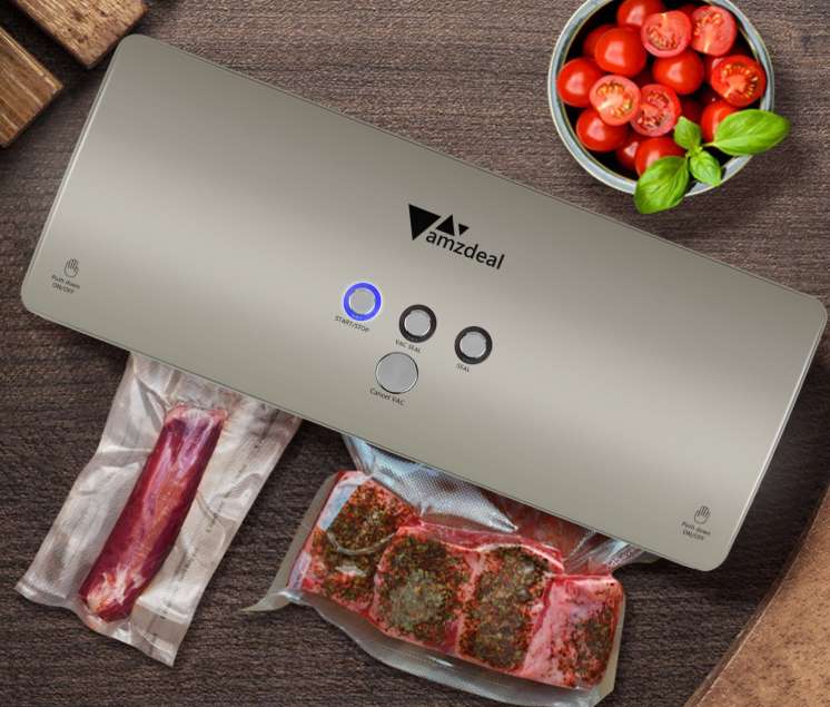 emballeuse alimentaire sous vide automatique Amzdeal et 20 sacs