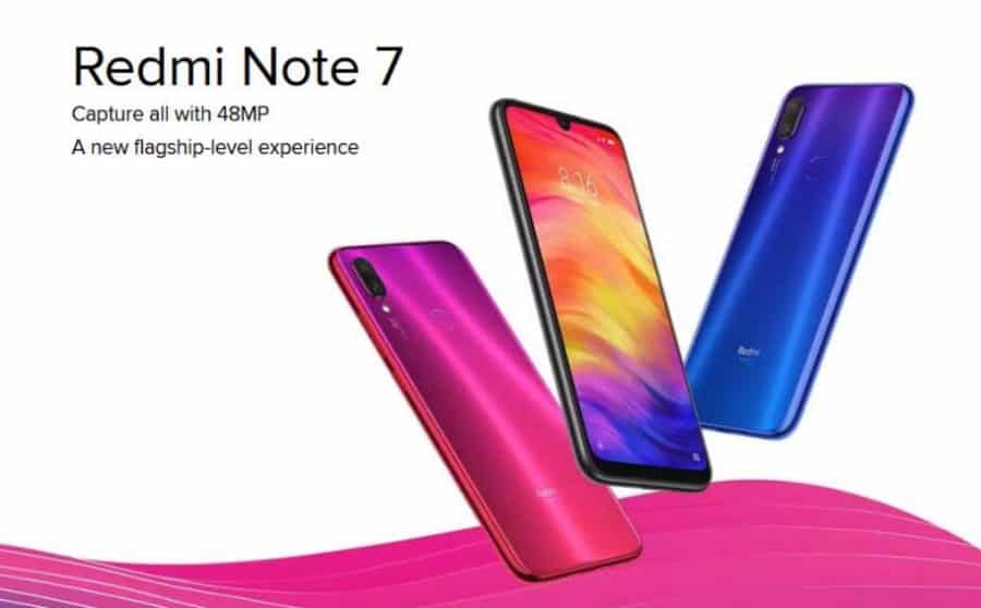 Vente flash : 163€ smartphone Redmi Note 7 Xiaomi 128Go – 4Go (camera 48 MP + 5, Octa Core Snapdragon 660)