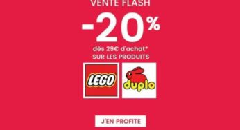 20% de remise sur Lego et Duplo dès 29€ d’achat (Oxybul)