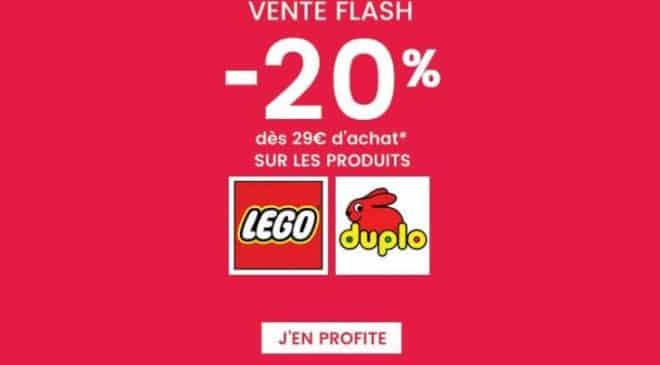 20% de remise sur Lego et Duplo