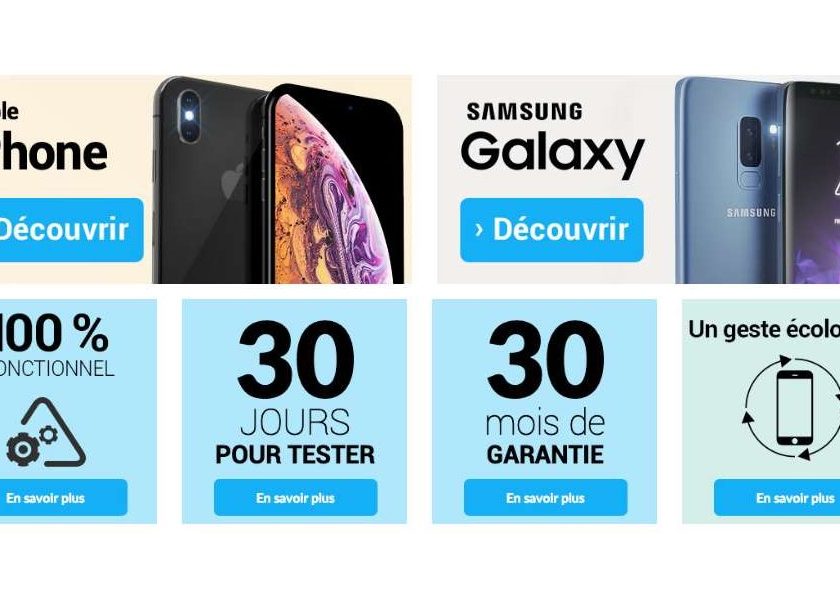 25€ de remise immédiate sur tous les smartphones reconditionnés sur Asgoodasnew
