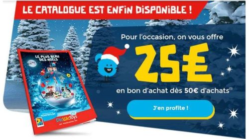 25€ offert en bon d'achat dès 50€ d'achats sur PicWicToys