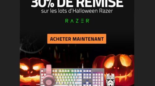 30% de remise sur des lots Halloween Razer