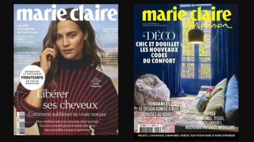 Abonnement Marie Claire + Marie Claire Maison pas cher