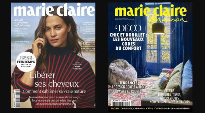 Abonnement Marie Claire + Marie Claire Maison pas cher