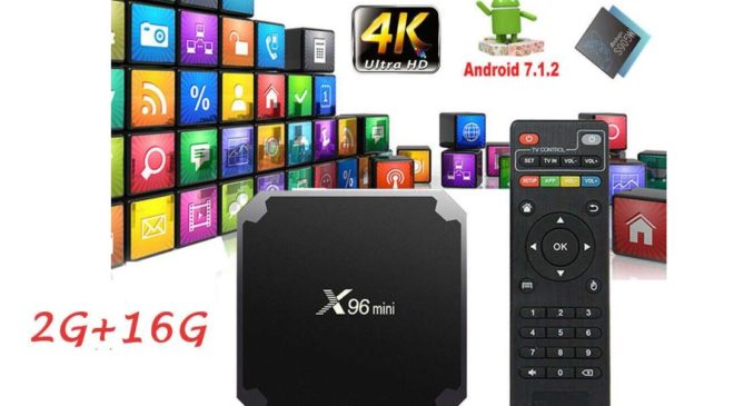 Box Android X96mini Wifi Quad Core 2Go de Ram 16Go mémoire