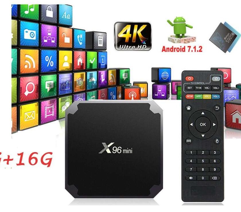 Box Android X96mini Wifi Quad Core 2Go de Ram 16Go mémoire