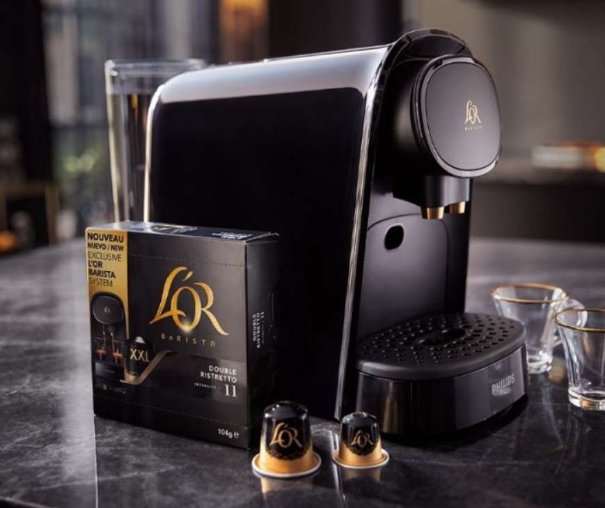 Machine L’OR BARISTA Philips offerte pour l’achat de 200 capsules L’OR Espresso (soit 69,88€)