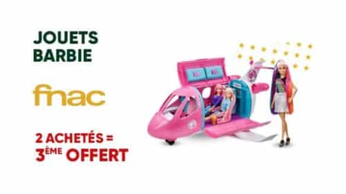 Offre Barbie FNAC 2 Barbie achetées = la troisième offerte