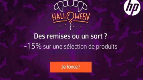Offre Halloween HP 15% de remise sur une sélection de PC