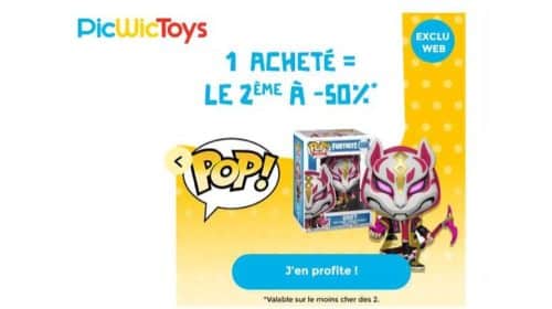 Offre spéciale Funko Pop 1 achetée = -50% sur la seconde