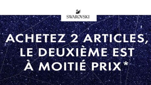 Offre spéciale Swarovski 1 acheté = les seconds à moitié prix